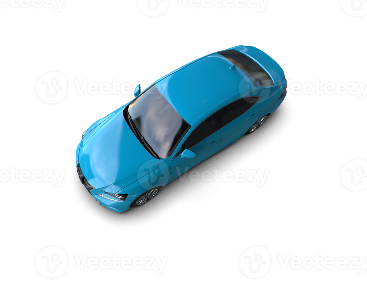 Modern car isolated on background. 3d rendering - illustration png