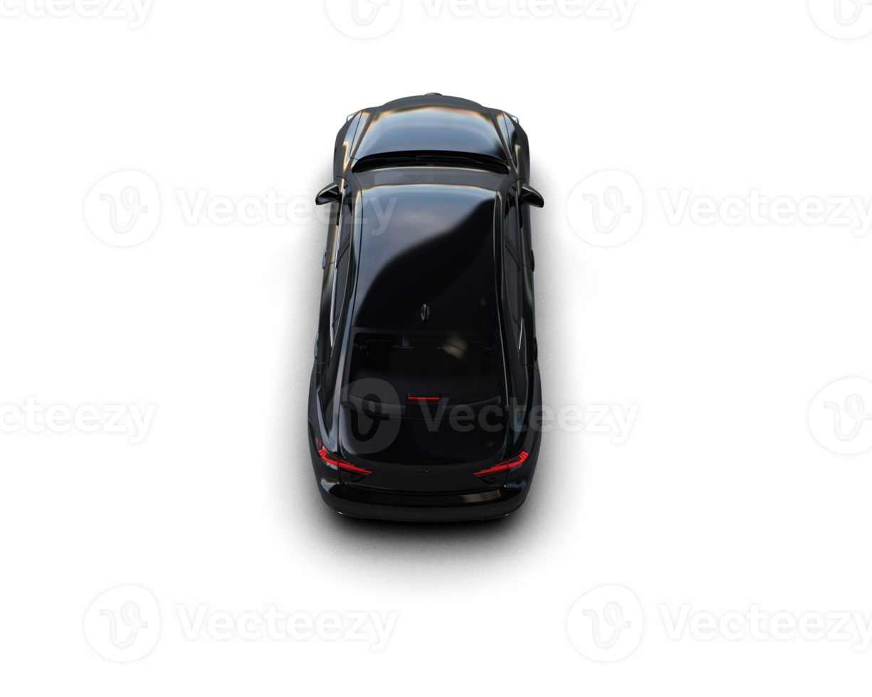 Modern car isolated on background. 3d rendering - illustration png