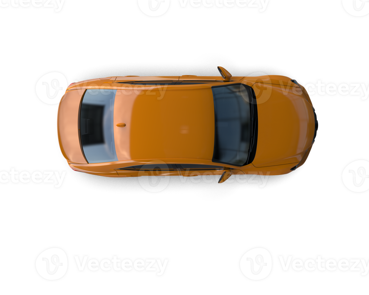 Modern car isolated on background. 3d rendering - illustration png