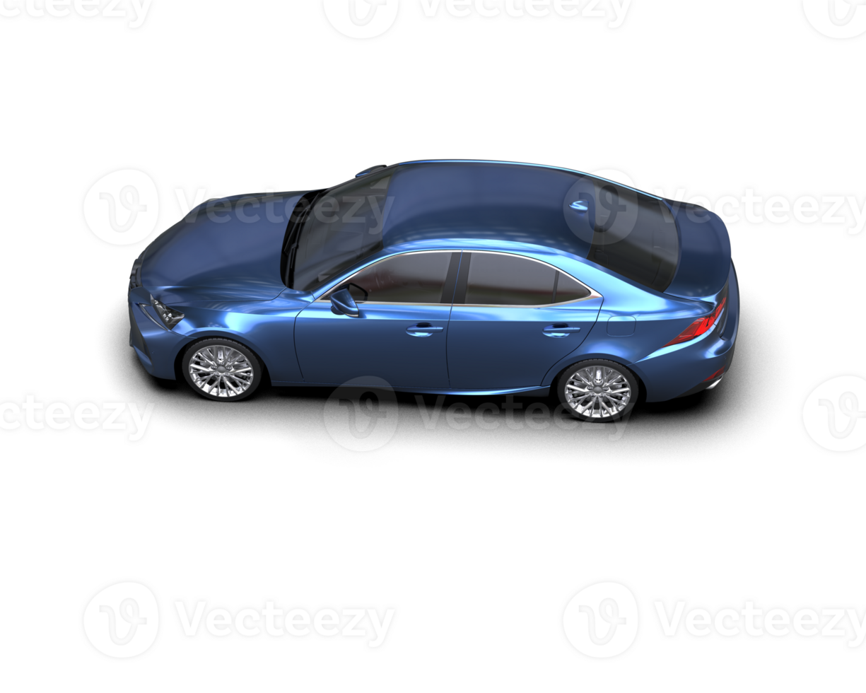 Modern car isolated on background. 3d rendering - illustration png