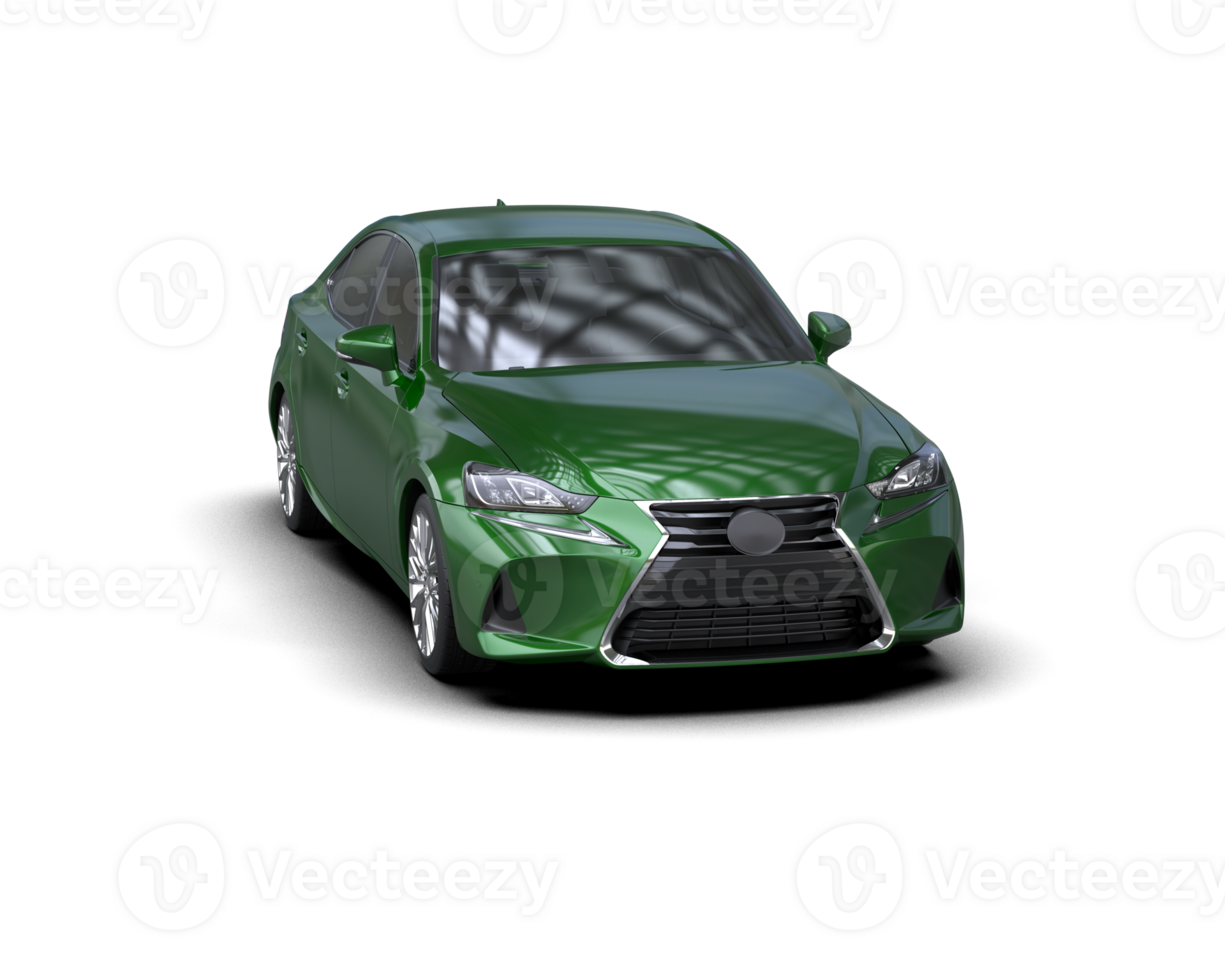 Modern car isolated on background. 3d rendering - illustration png