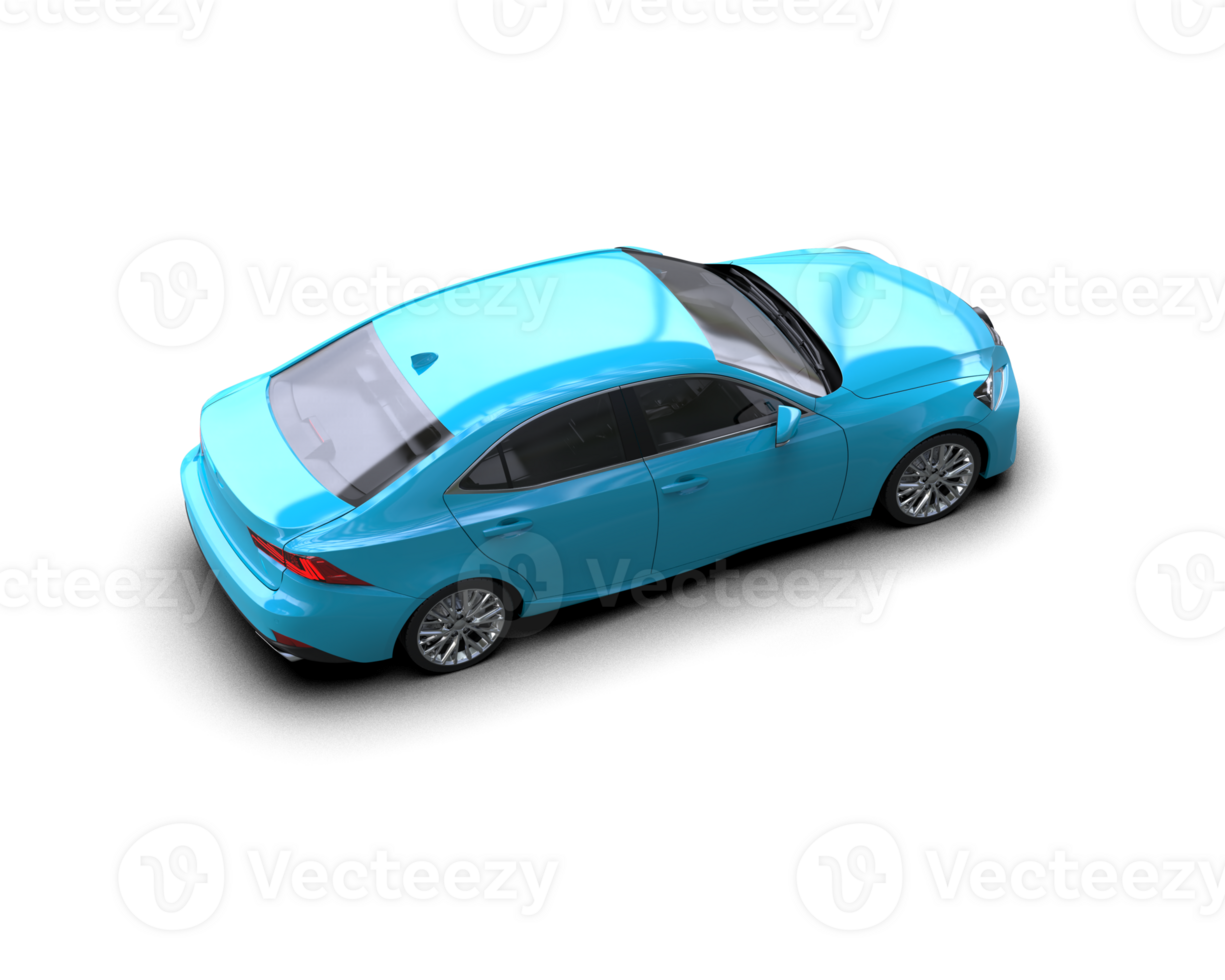 Modern car isolated on background. 3d rendering - illustration png