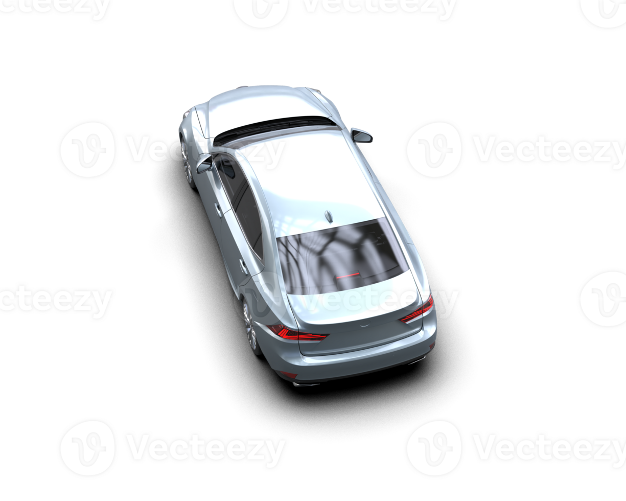Modern car isolated on background. 3d rendering - illustration png