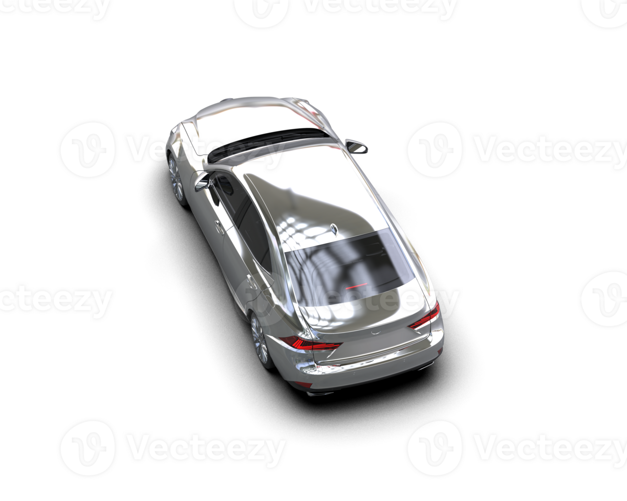 Modern car isolated on background. 3d rendering - illustration png