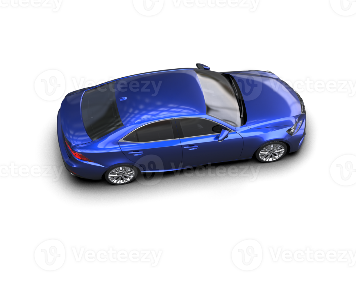 Modern car isolated on background. 3d rendering - illustration png
