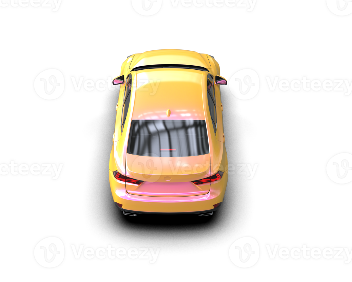 Modern car isolated on background. 3d rendering - illustration png