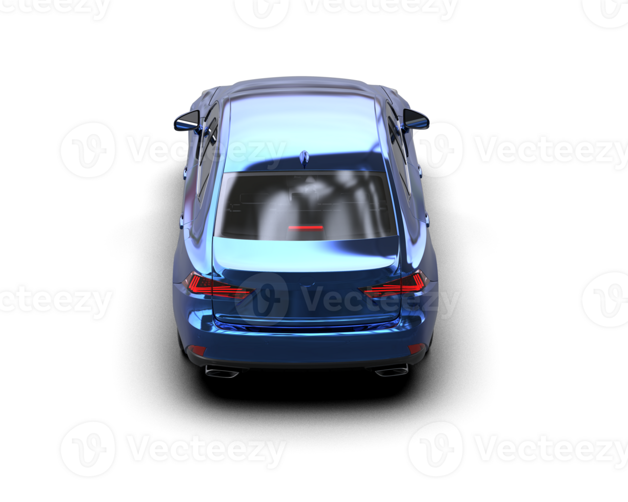 Modern car isolated on background. 3d rendering - illustration png