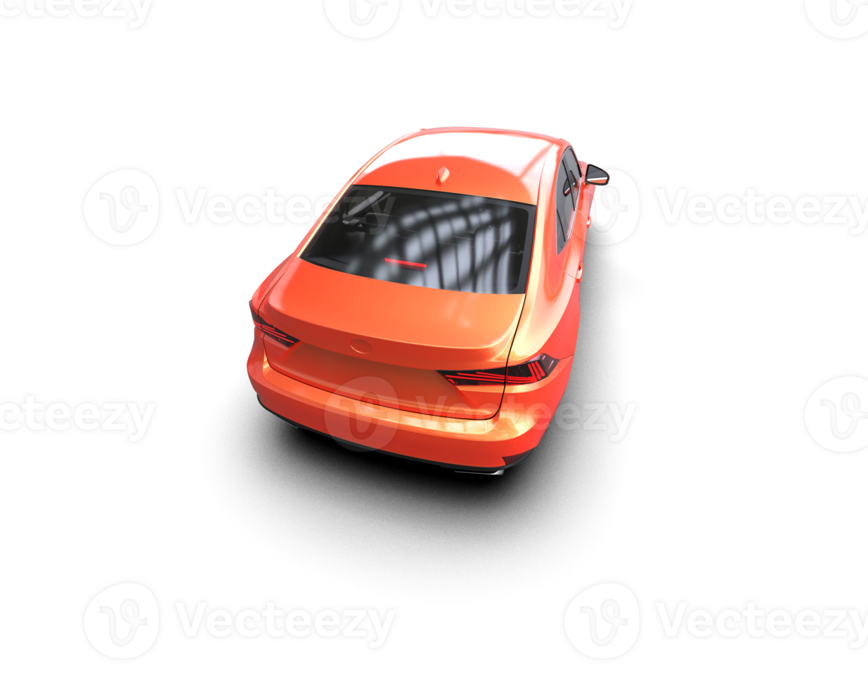Modern car isolated on background. 3d rendering - illustration png