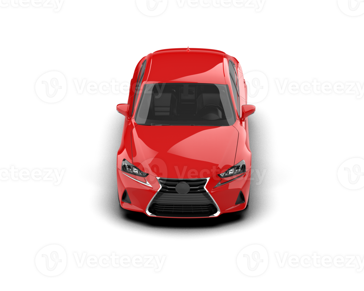 Modern car isolated on background. 3d rendering - illustration png