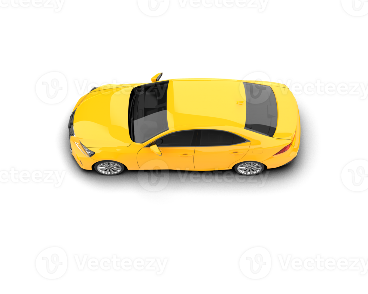 Modern car isolated on background. 3d rendering - illustration png