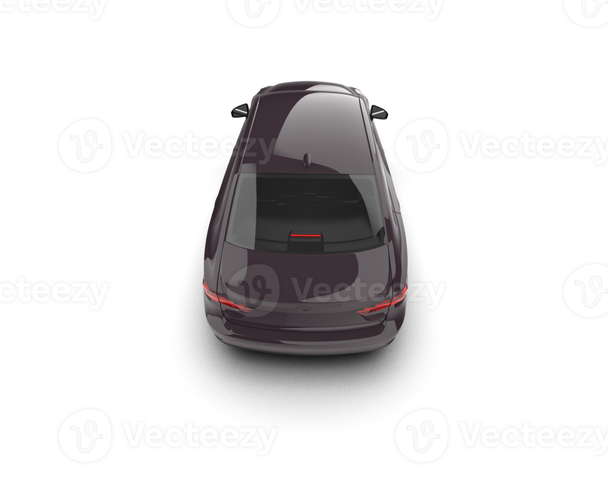 Modern car isolated on background. 3d rendering - illustration png