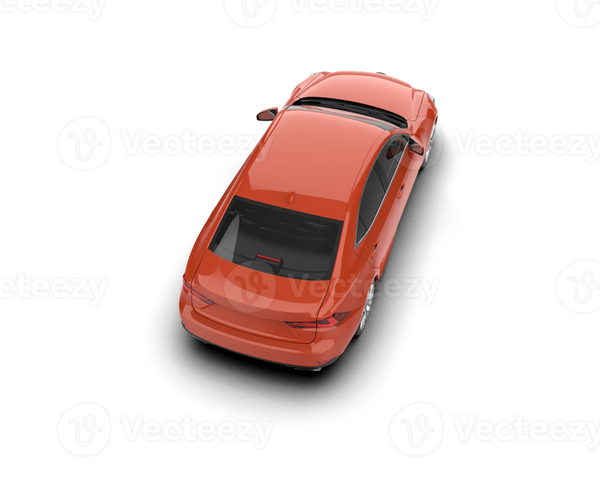 Modern car isolated on background. 3d rendering - illustration png