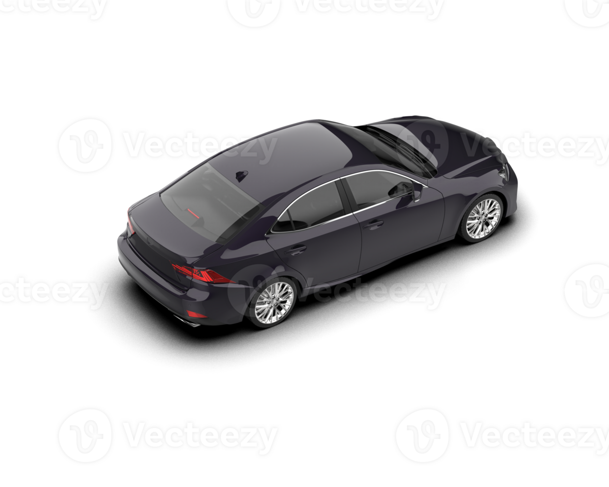 Modern car isolated on background. 3d rendering - illustration png
