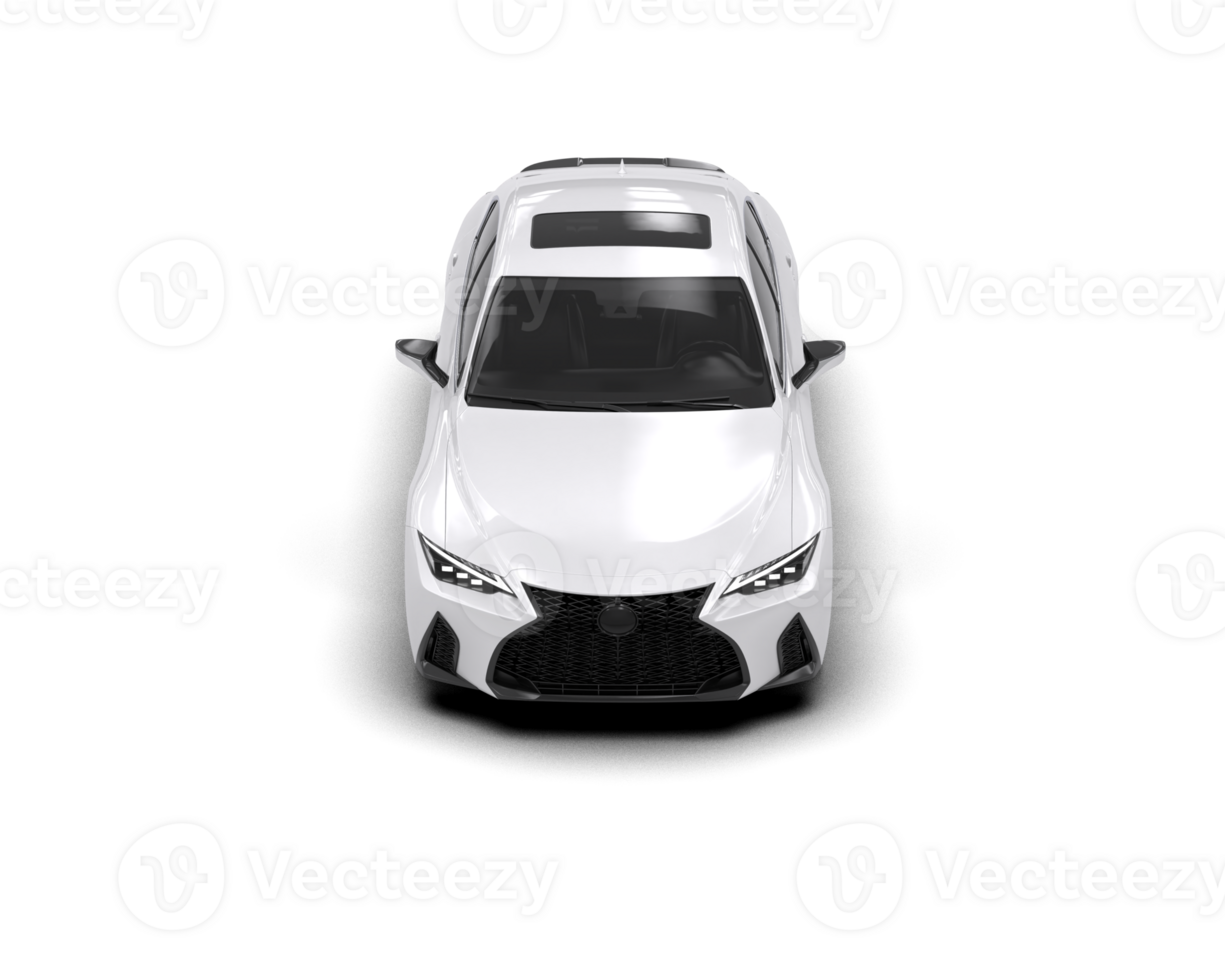 Modern car isolated on background. 3d rendering - illustration png