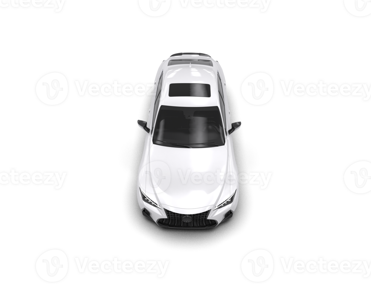 Modern car isolated on background. 3d rendering - illustration png
