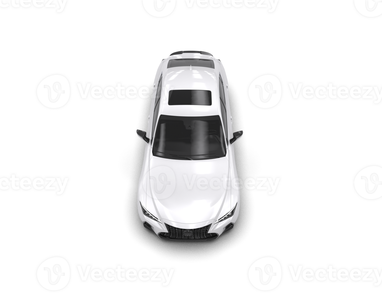 Modern car isolated on background. 3d rendering - illustration png