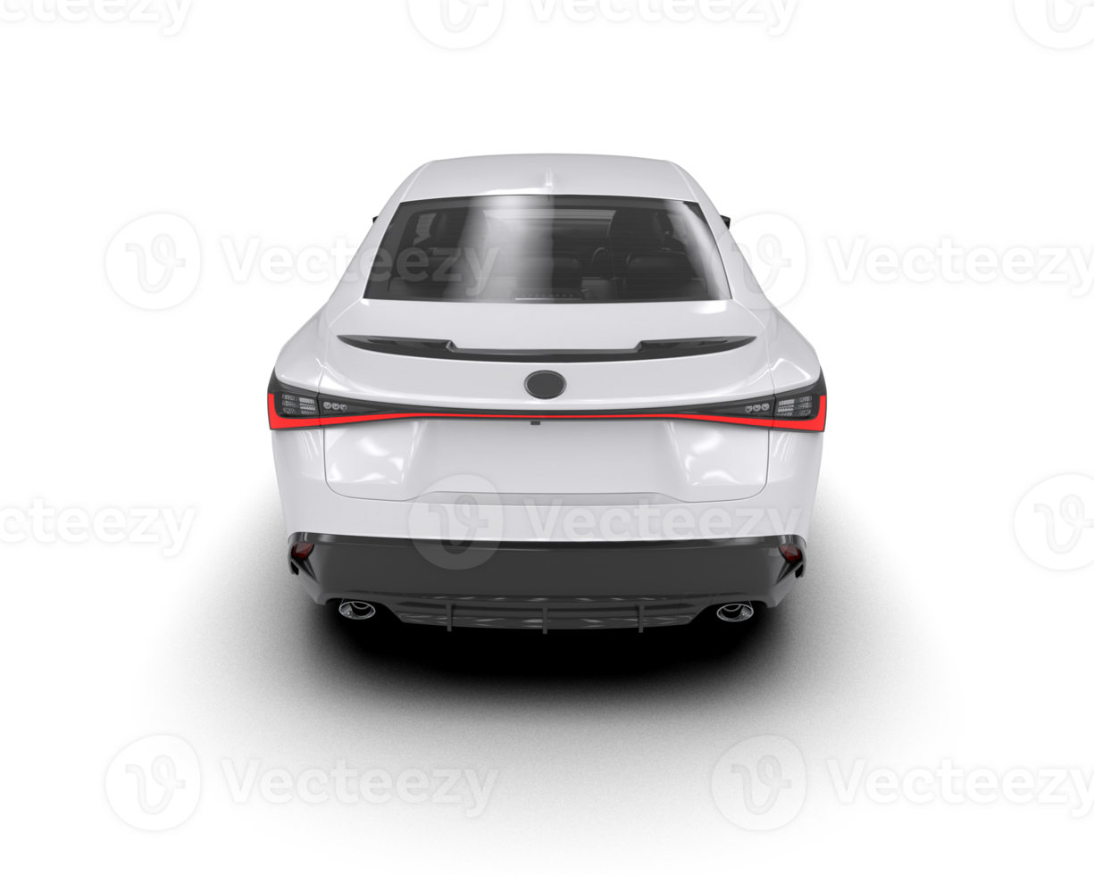 Modern car isolated on background. 3d rendering - illustration png