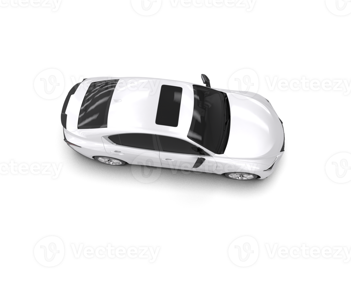 Modern car isolated on background. 3d rendering - illustration png