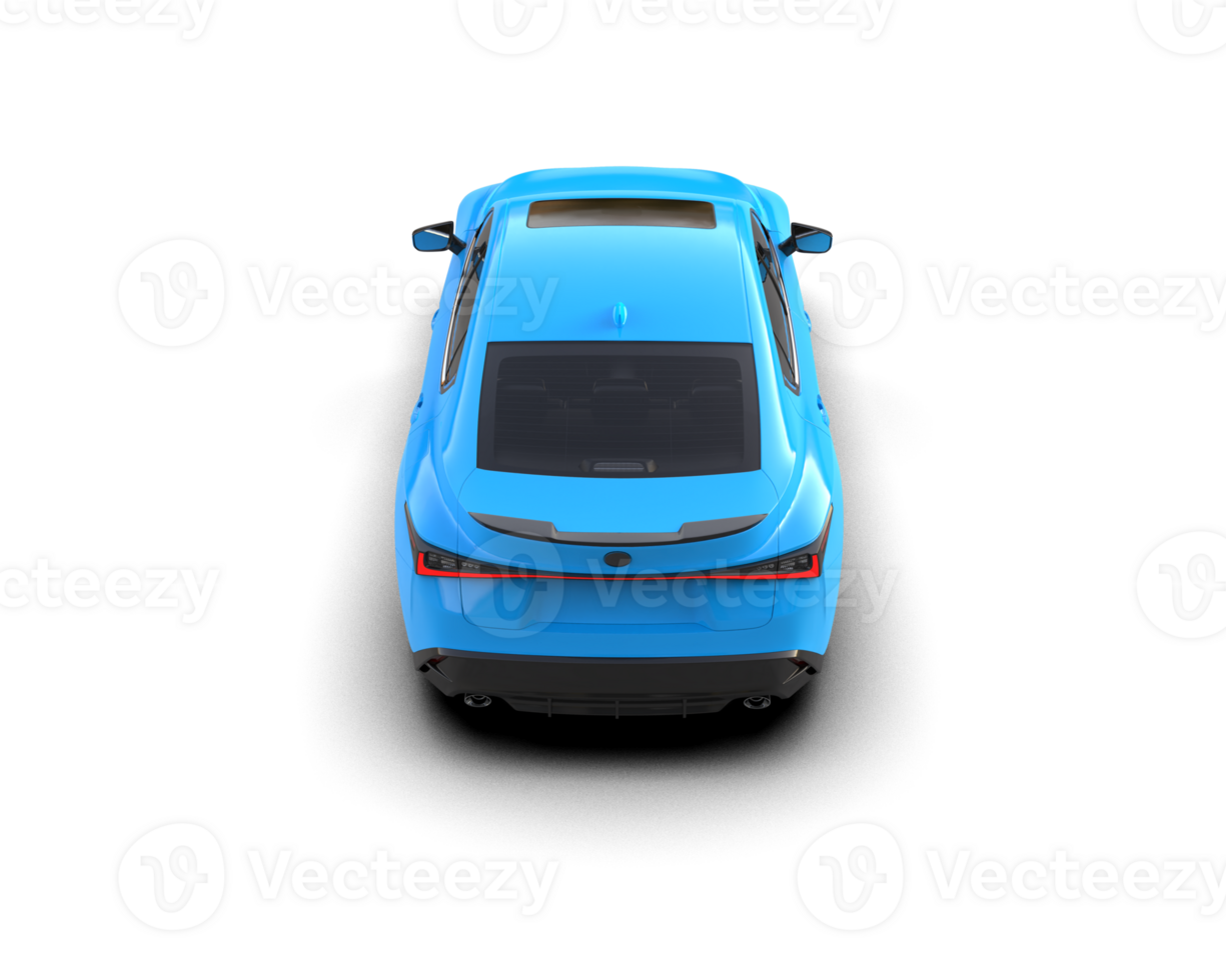 Modern car isolated on background. 3d rendering - illustration png