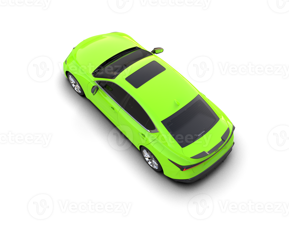 Modern car isolated on background. 3d rendering - illustration png