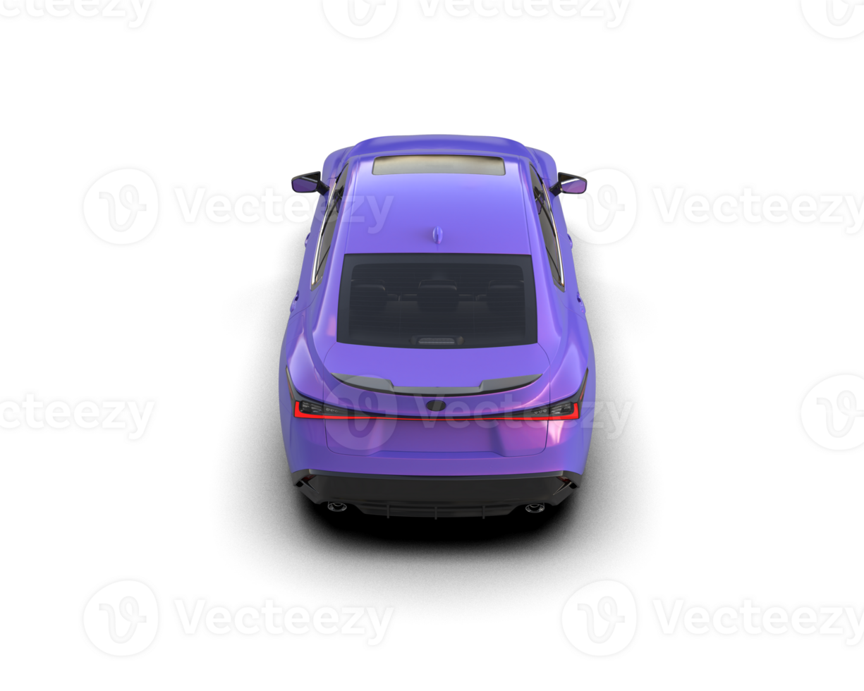 Modern car isolated on background. 3d rendering - illustration png