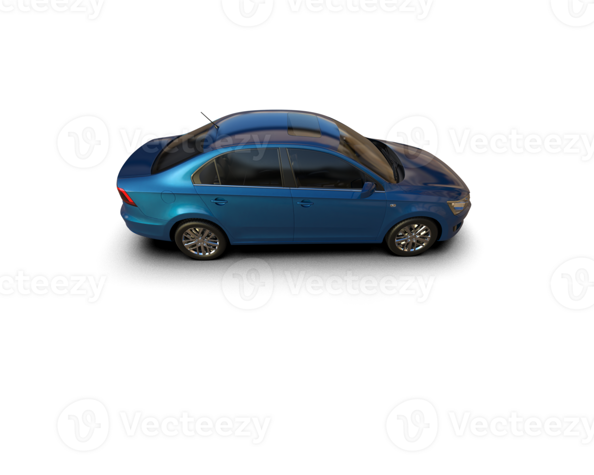 Modern car isolated on background. 3d rendering - illustration png