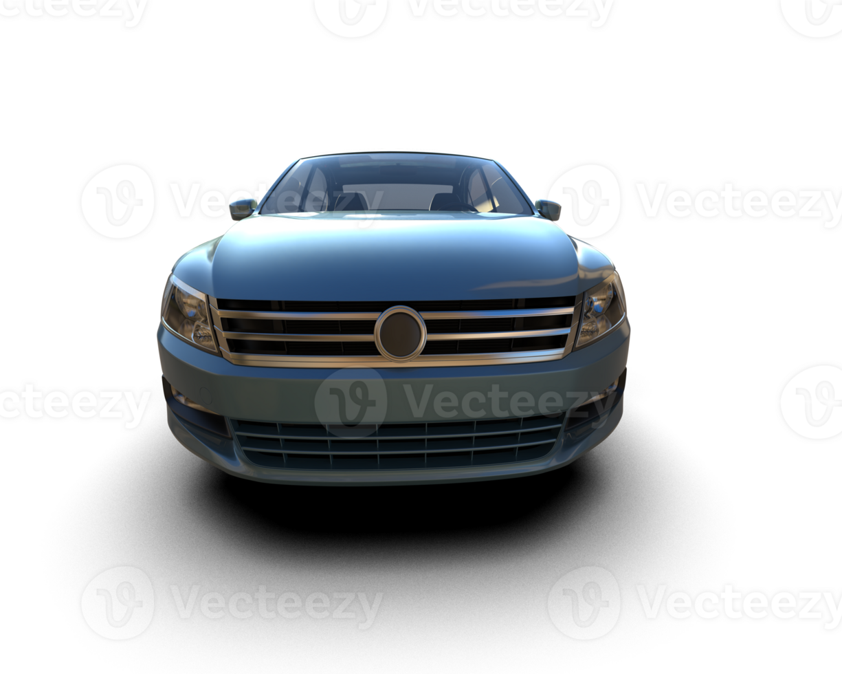 Modern car isolated on background. 3d rendering - illustration png