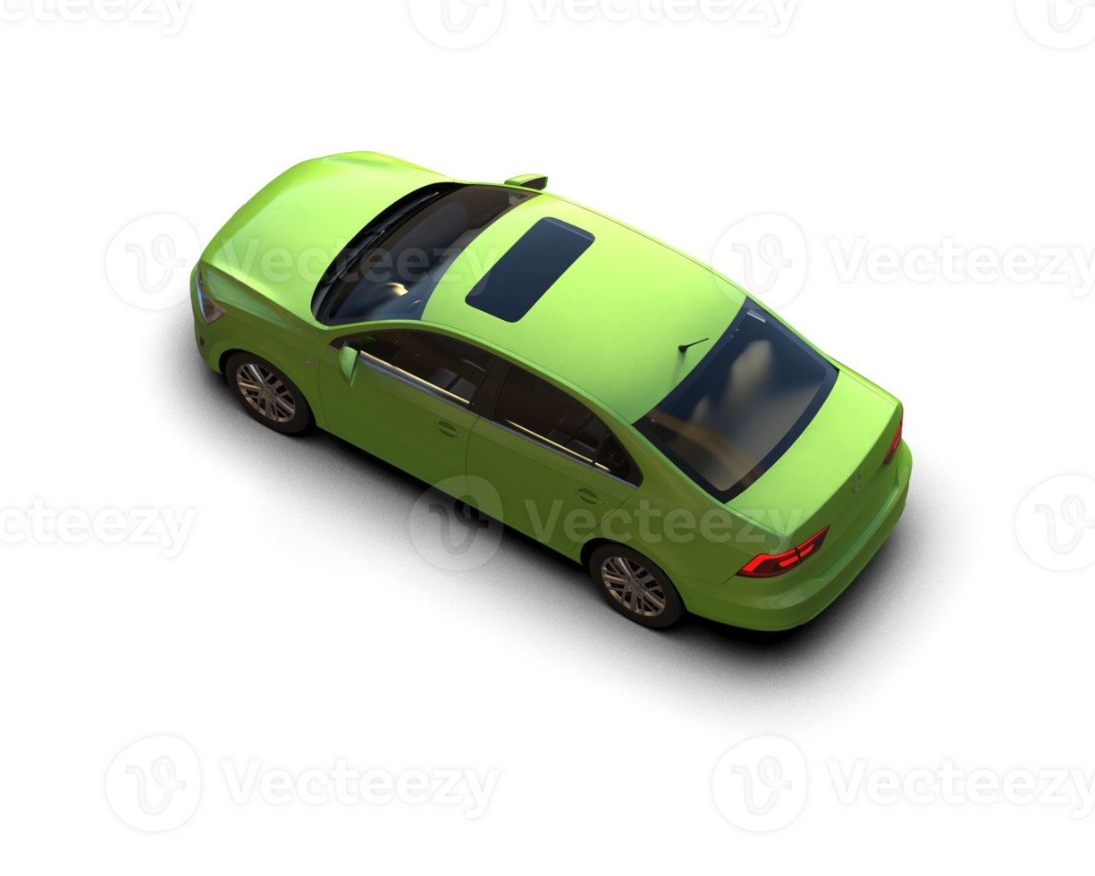 Modern car isolated on background. 3d rendering - illustration png