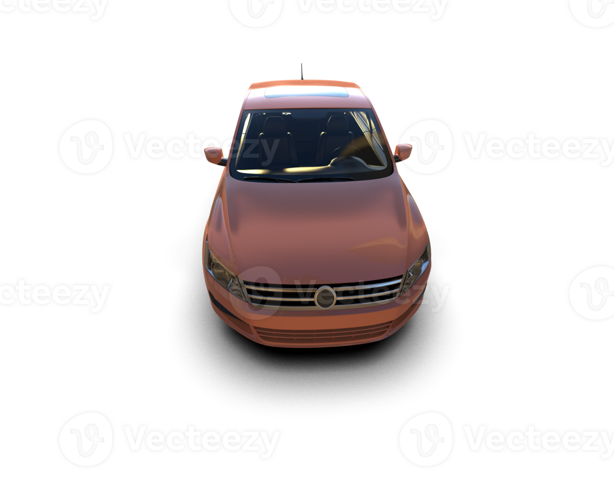 Modern car isolated on background. 3d rendering - illustration png