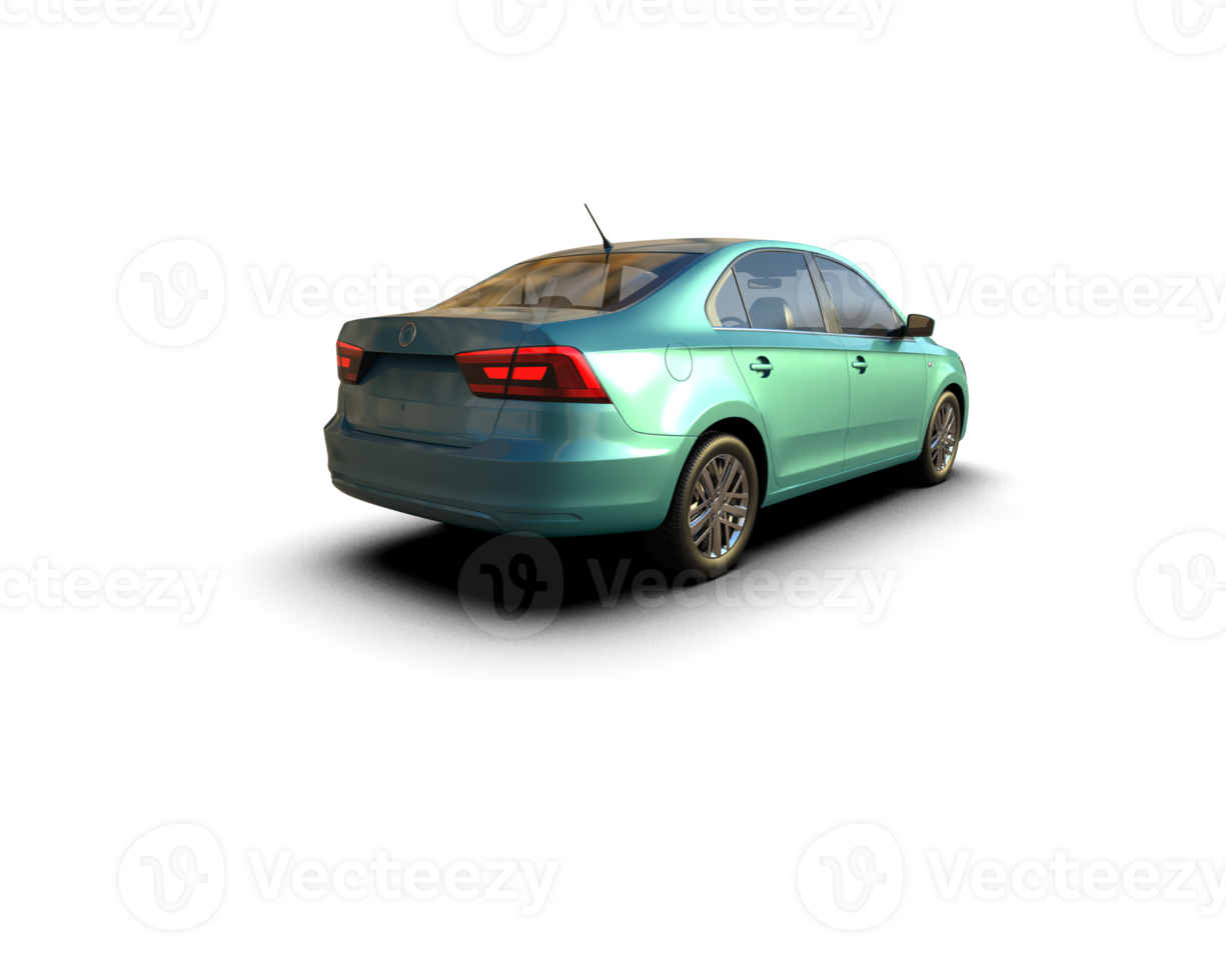 Modern car isolated on background. 3d rendering - illustration png