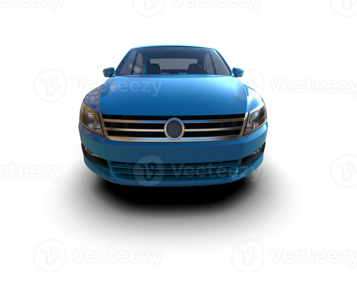 Modern car isolated on background. 3d rendering - illustration png
