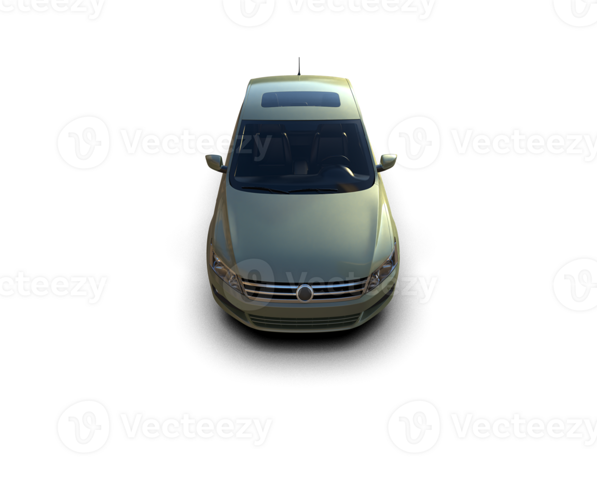 Modern car isolated on background. 3d rendering - illustration png