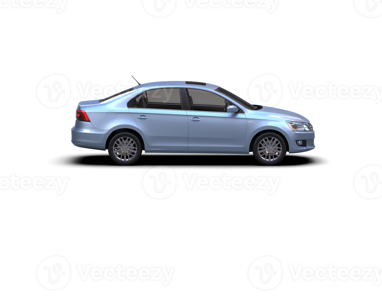 Modern car isolated on background. 3d rendering - illustration png