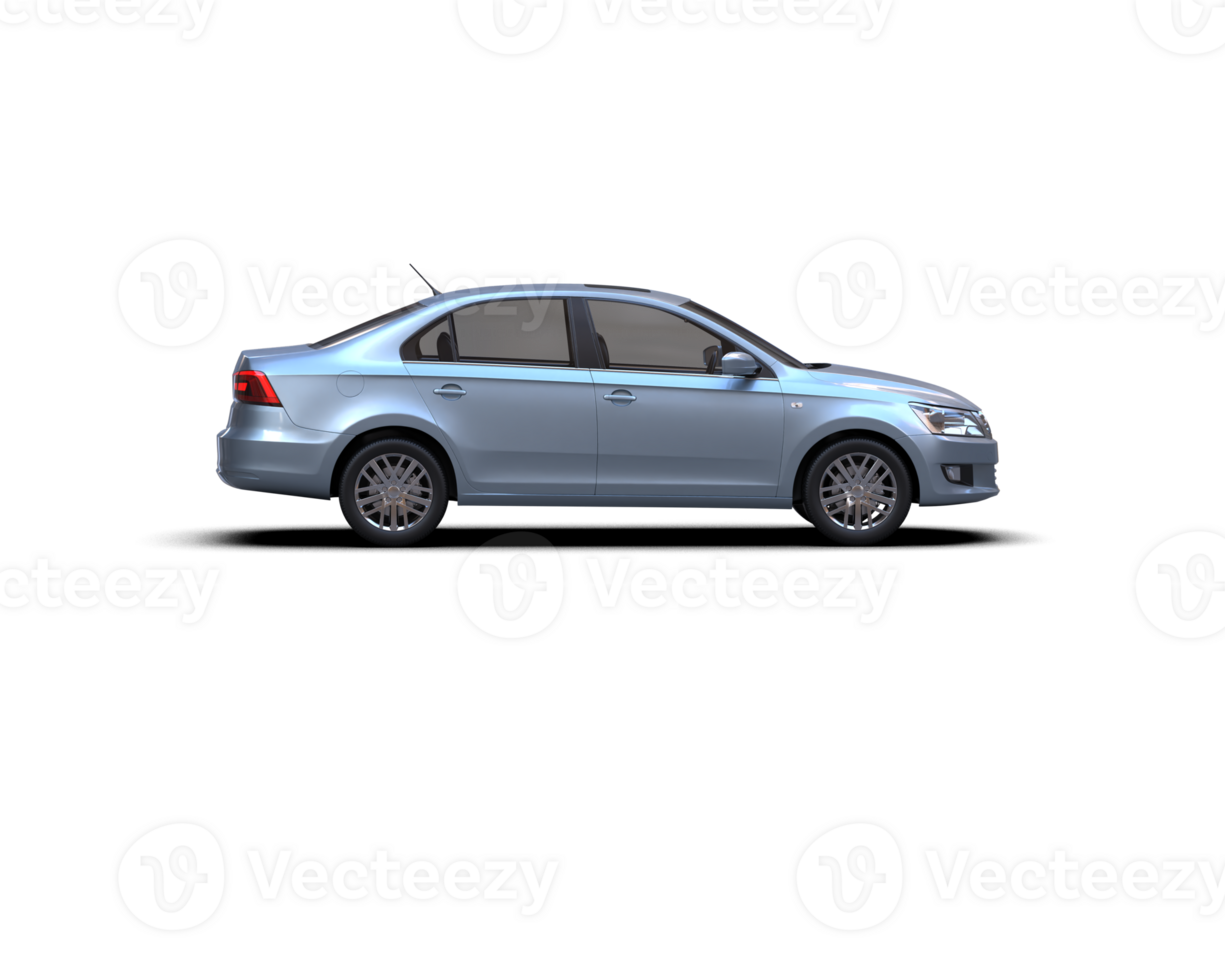 Modern car isolated on background. 3d rendering - illustration png