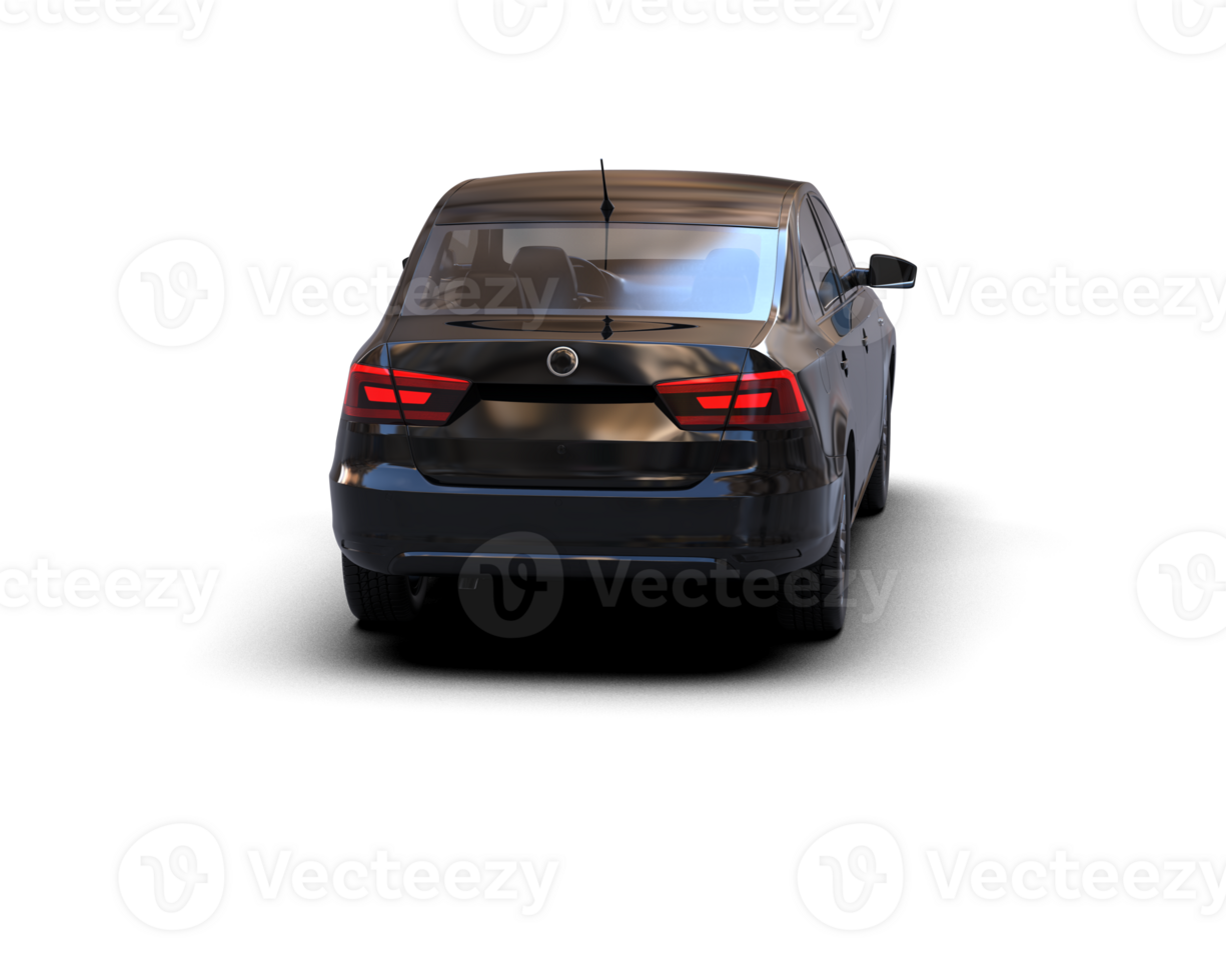 Modern car isolated on background. 3d rendering - illustration png