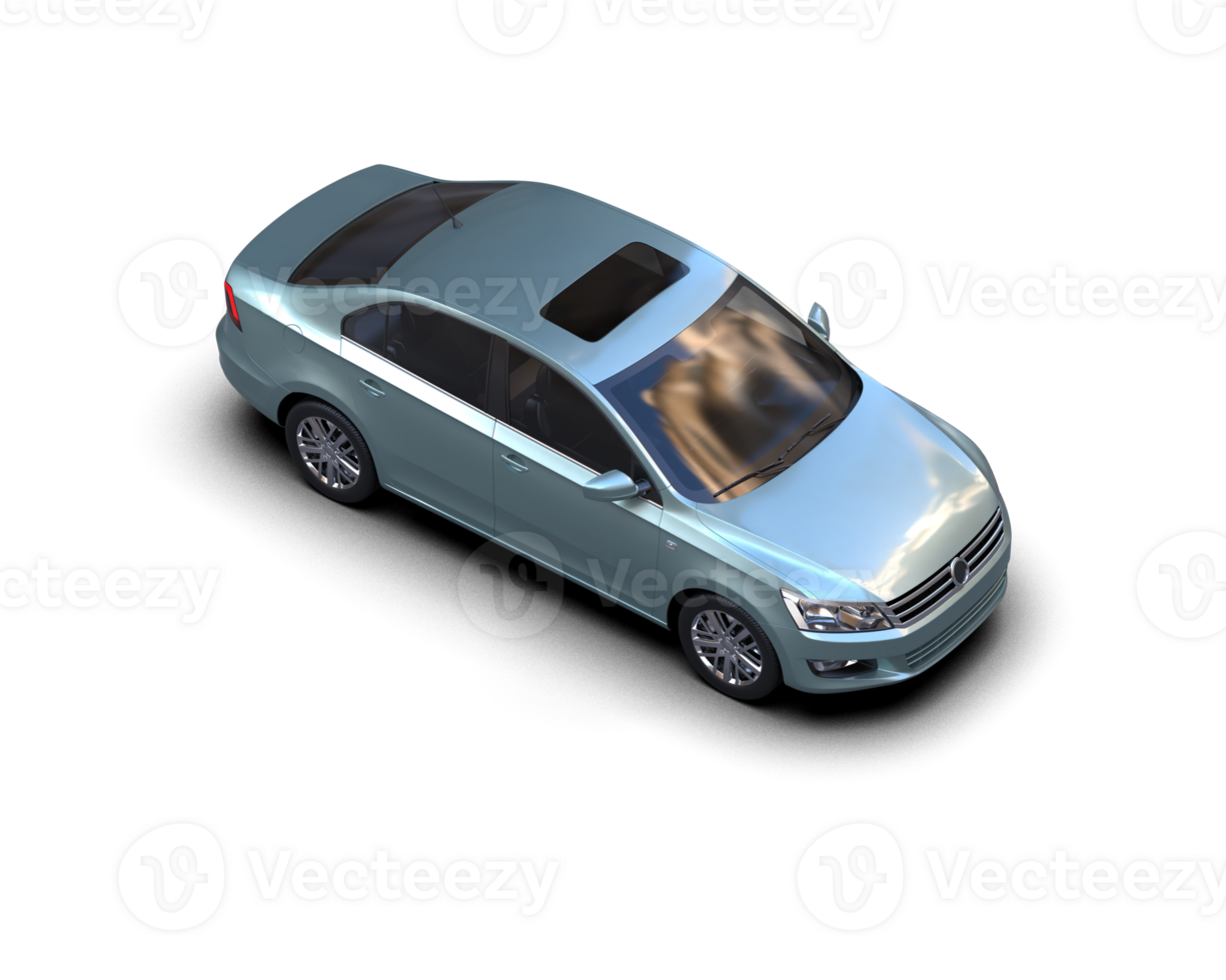 Modern car isolated on background. 3d rendering - illustration png