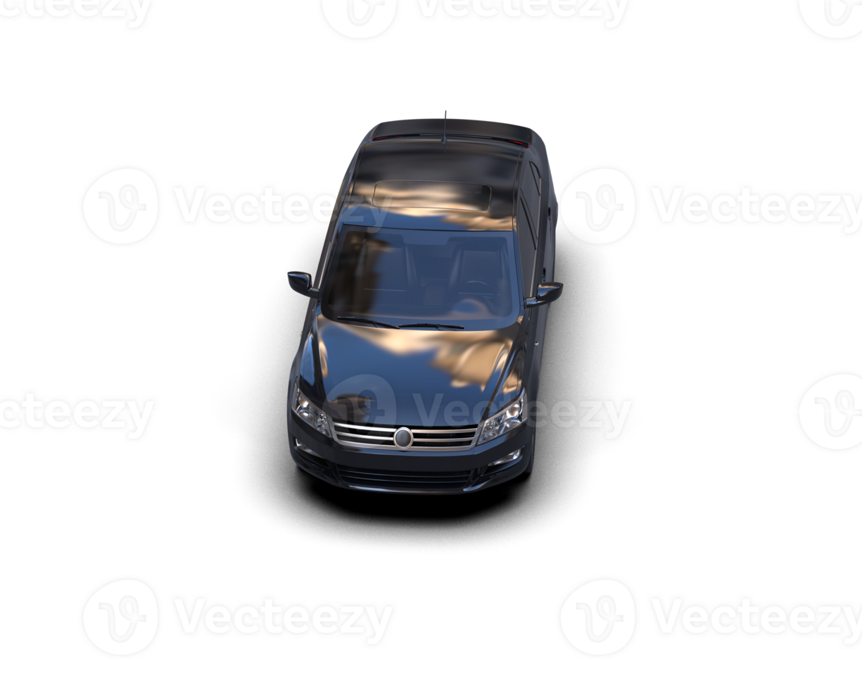 Modern car isolated on background. 3d rendering - illustration png