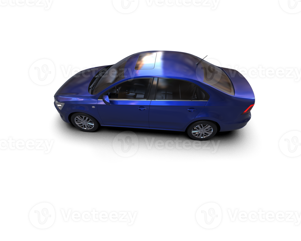 Modern car isolated on background. 3d rendering - illustration png