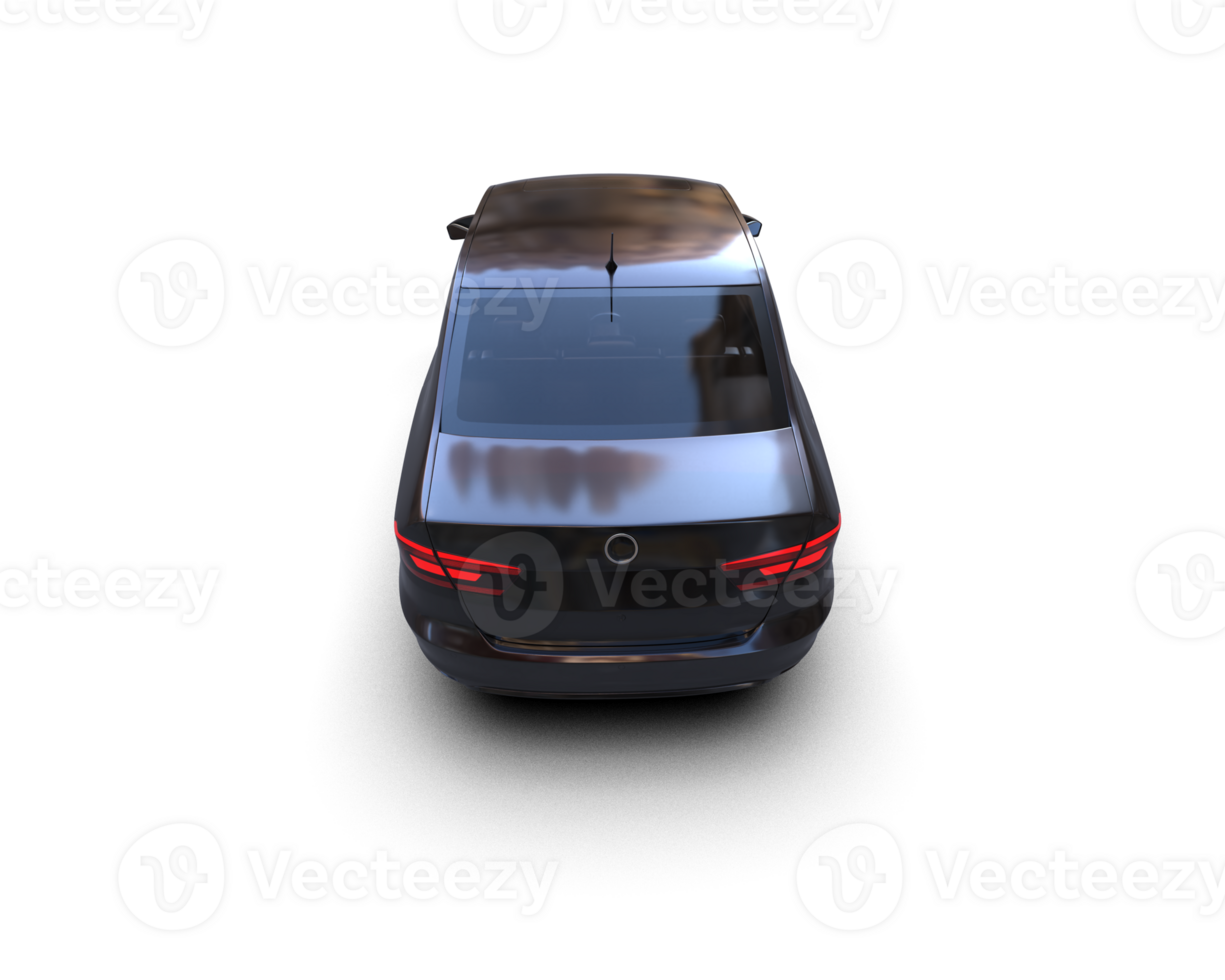Modern car isolated on background. 3d rendering - illustration png