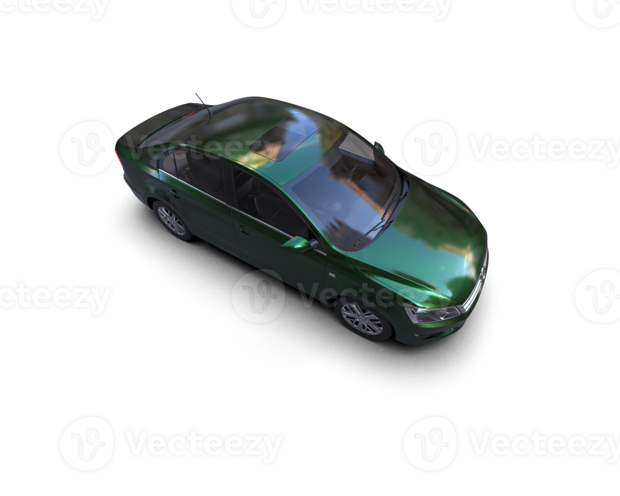 Modern car isolated on background. 3d rendering - illustration png
