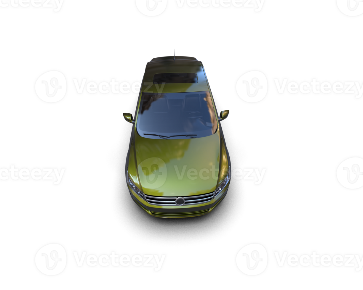Modern car isolated on background. 3d rendering - illustration png