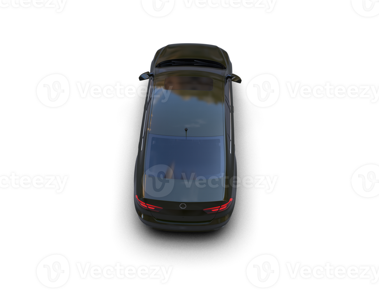 Modern car isolated on background. 3d rendering - illustration png