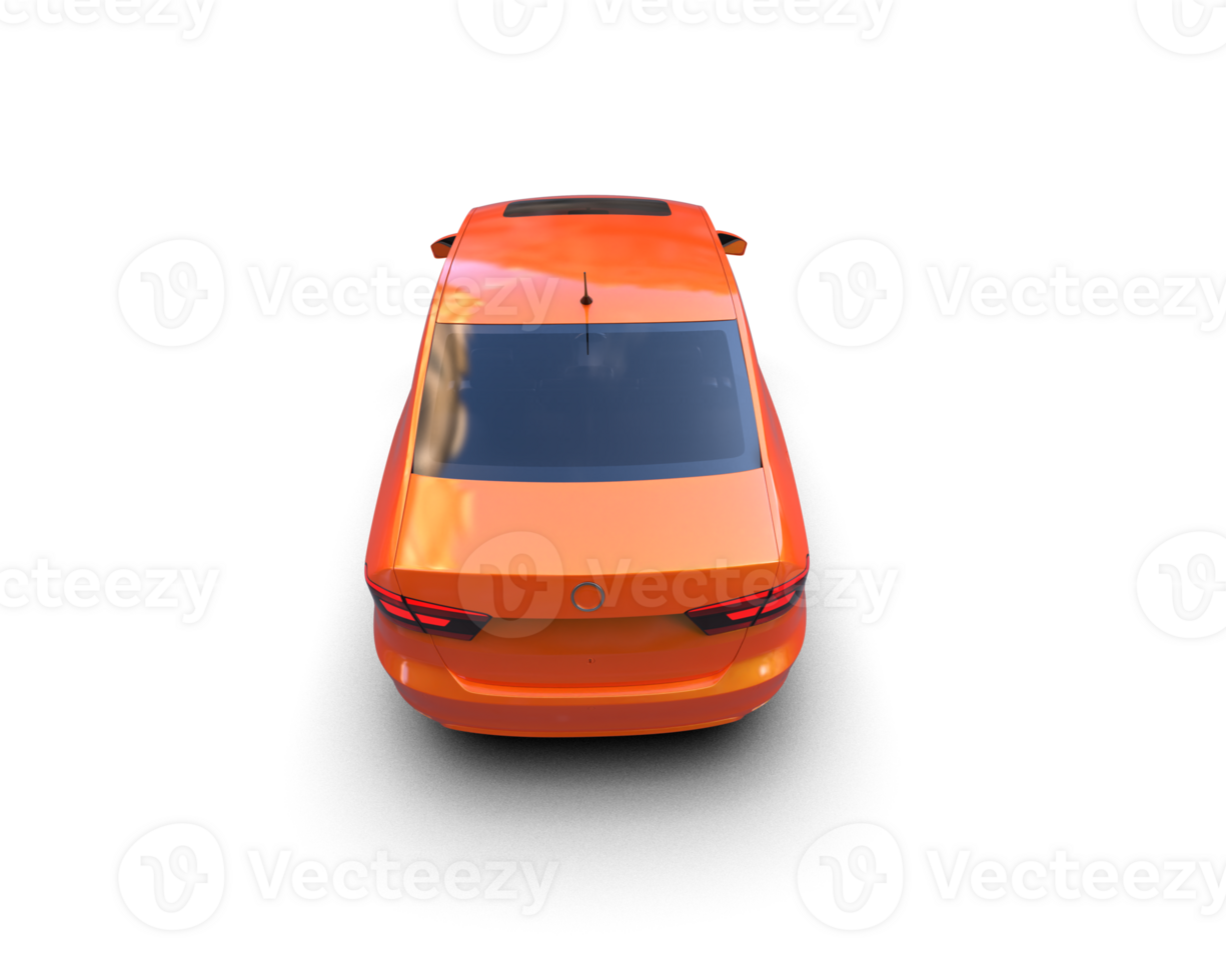 Modern car isolated on background. 3d rendering - illustration png