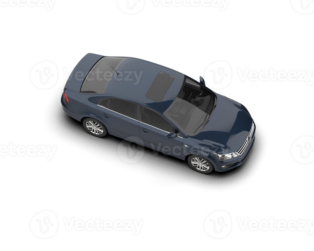 Modern car isolated on background. 3d rendering - illustration png