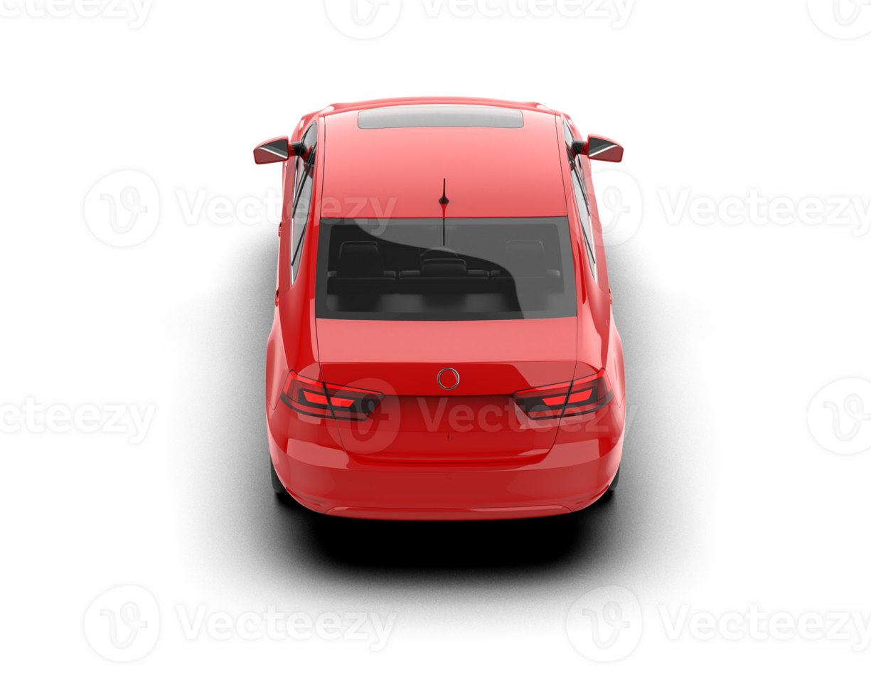 Modern car isolated on background. 3d rendering - illustration png