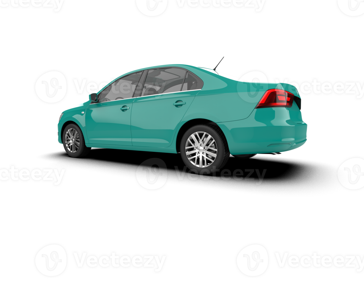 Modern car isolated on background. 3d rendering - illustration png