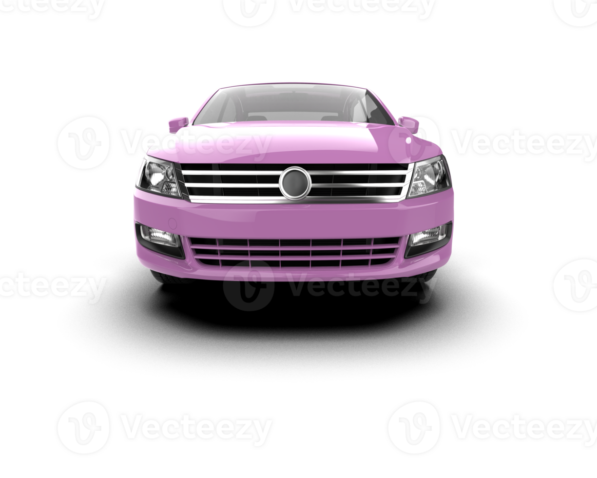 Modern car isolated on background. 3d rendering - illustration png