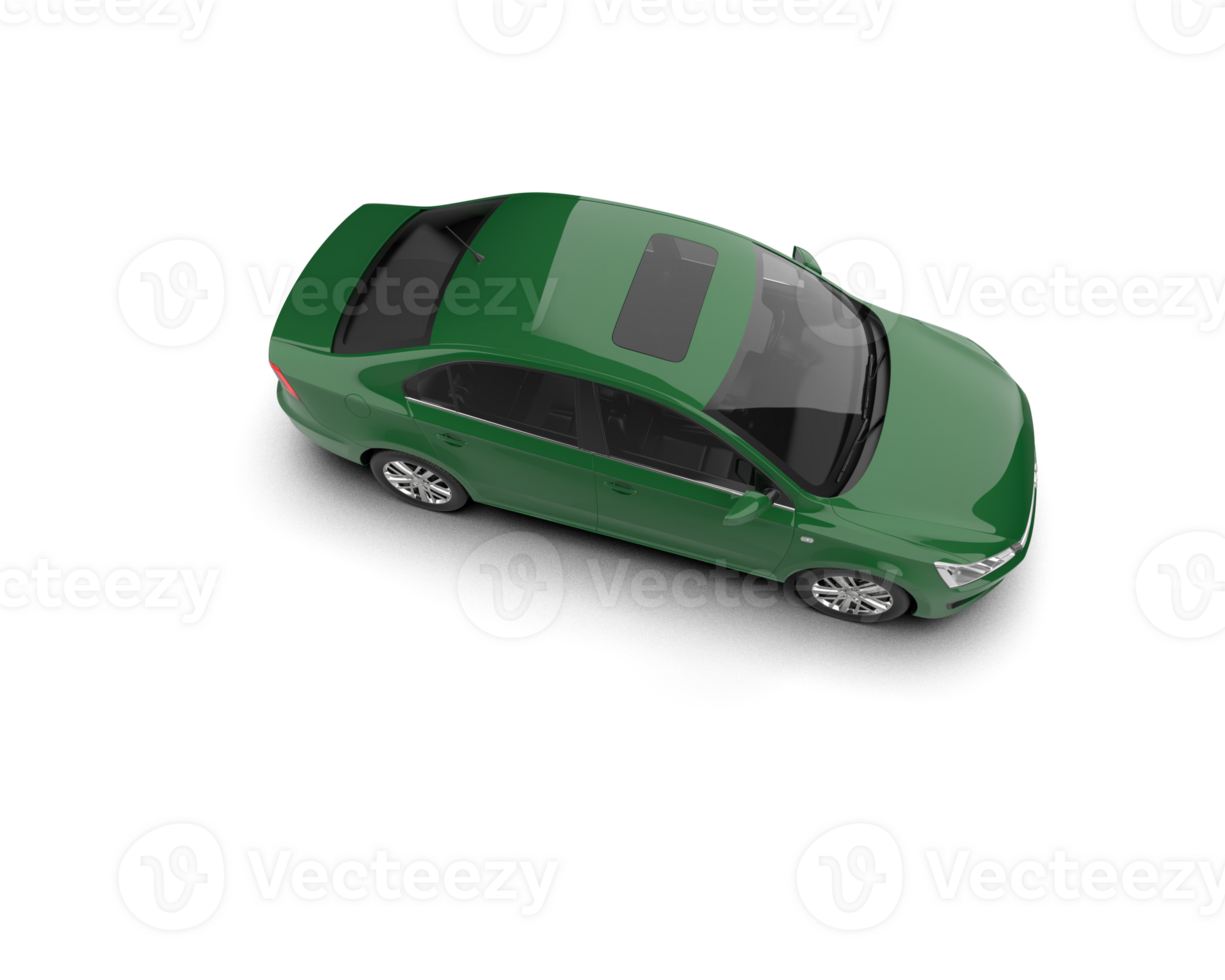 Modern car isolated on background. 3d rendering - illustration png