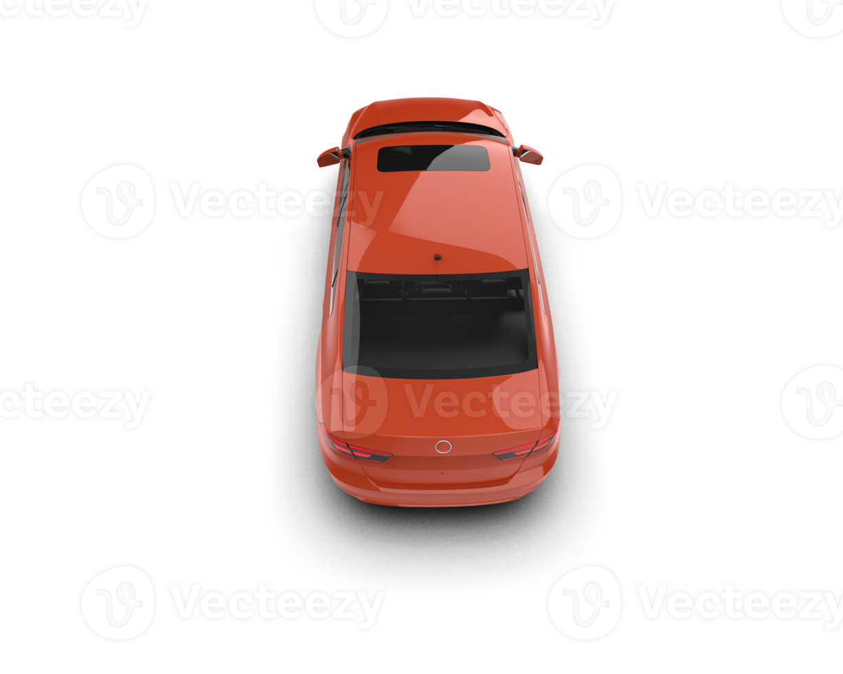 Modern car isolated on background. 3d rendering - illustration png
