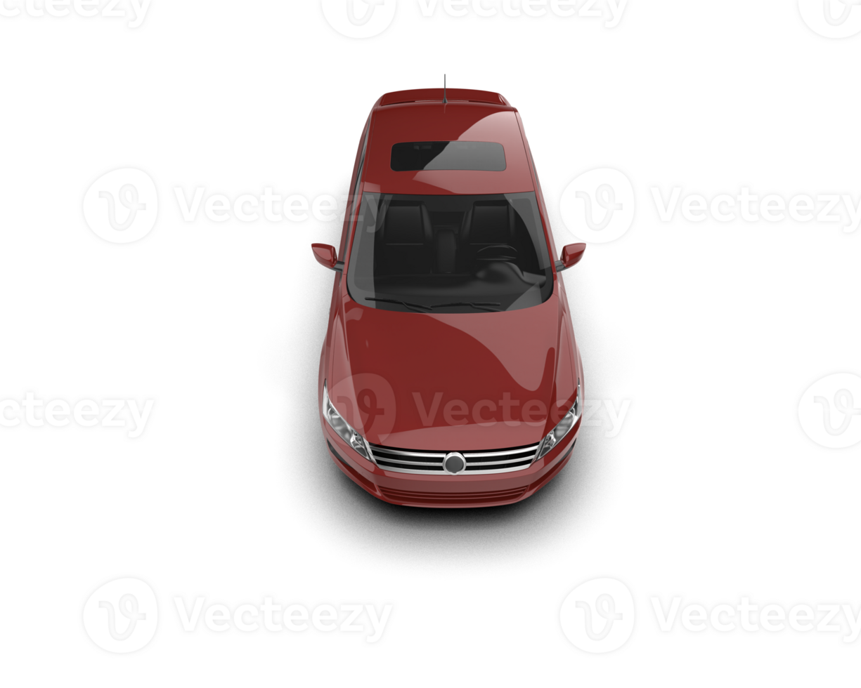 Modern car isolated on background. 3d rendering - illustration png